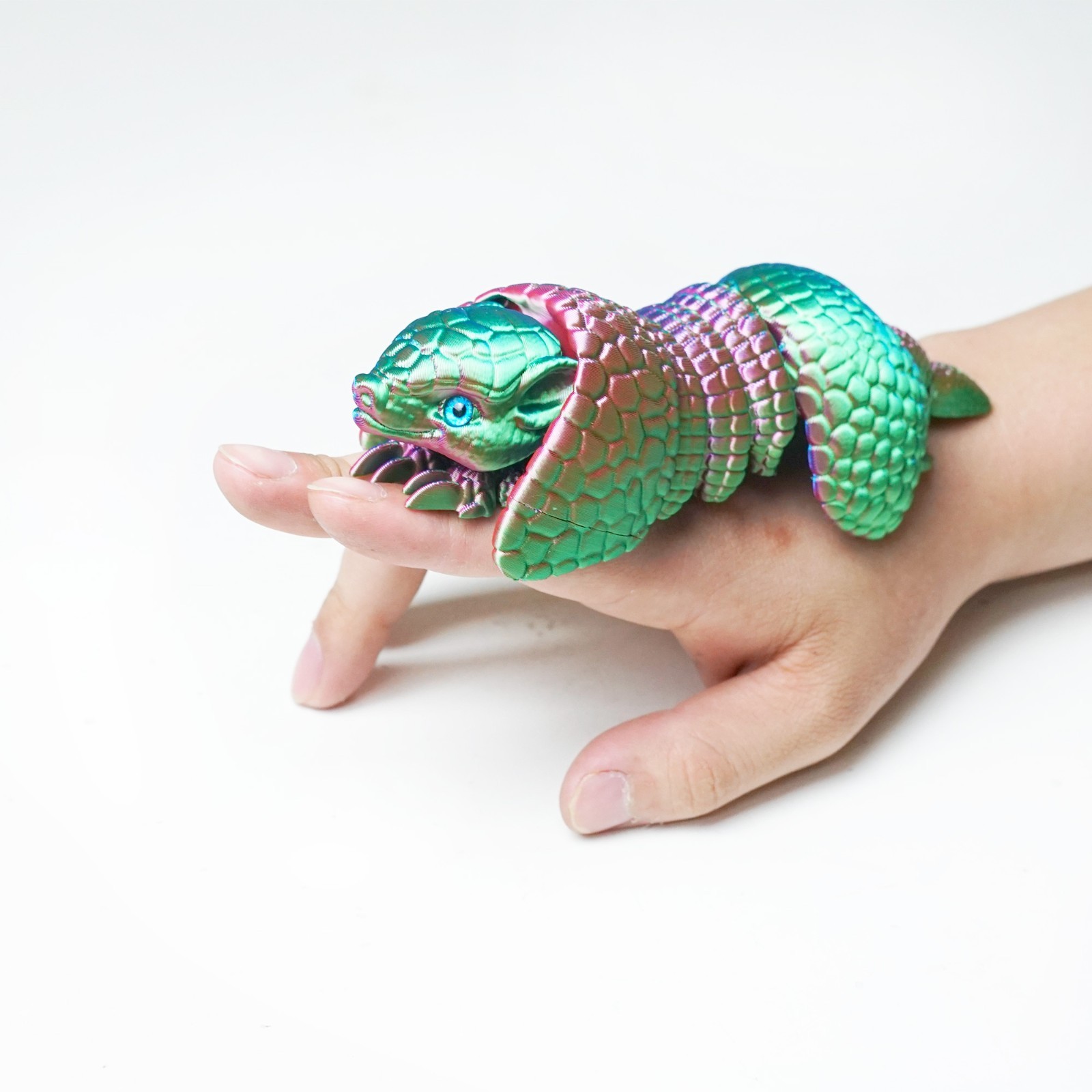 3D Printed Armadillo Model,Articulated Animals Figure,Fidget Toys Home Decor