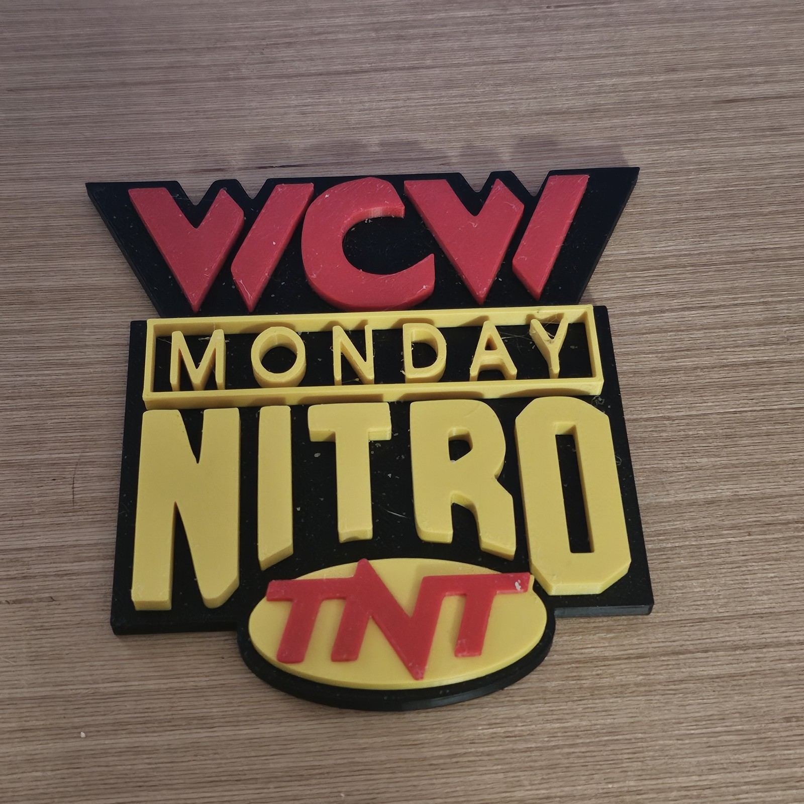 WWE Mattel SMALL WCW Nitro Version 2 Logo Accessory
