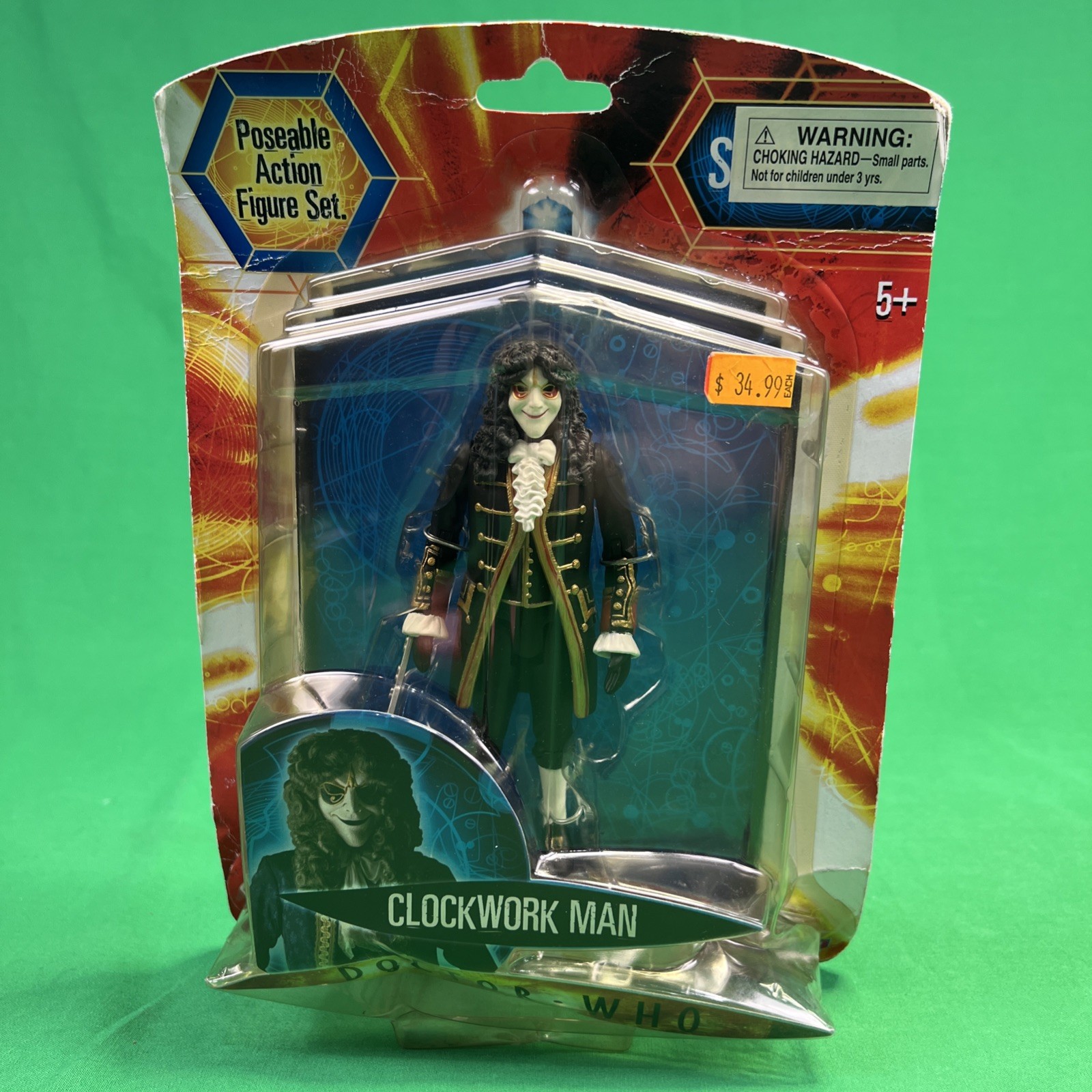 Doctor Who Series 2 Black Coat Clockwork Man Action Figure Character