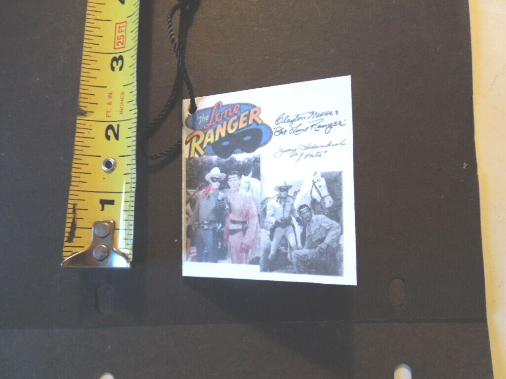 1950&rsquo;s The Lone Ranger and Silver 1 for Western Rider set Hang Tag