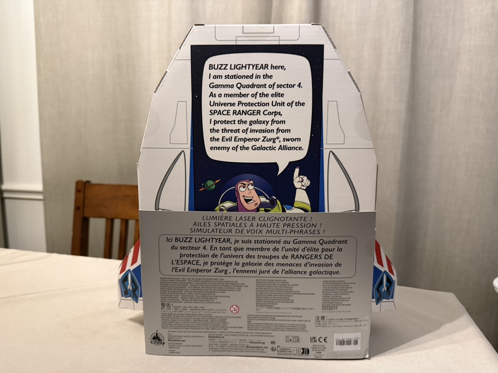 Disney Pixar Buzz Lightyear 30th Anniversary Talking Toy Story Action Figure