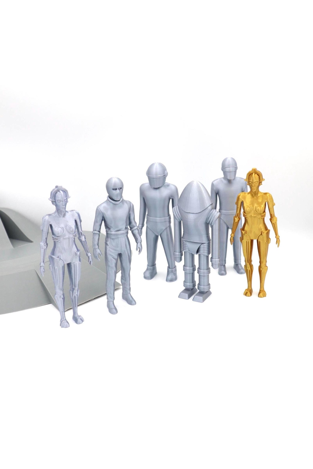 Gort Klaatu Sci-Fi Figure Pack Collectible Set Futuristic Characters Unique