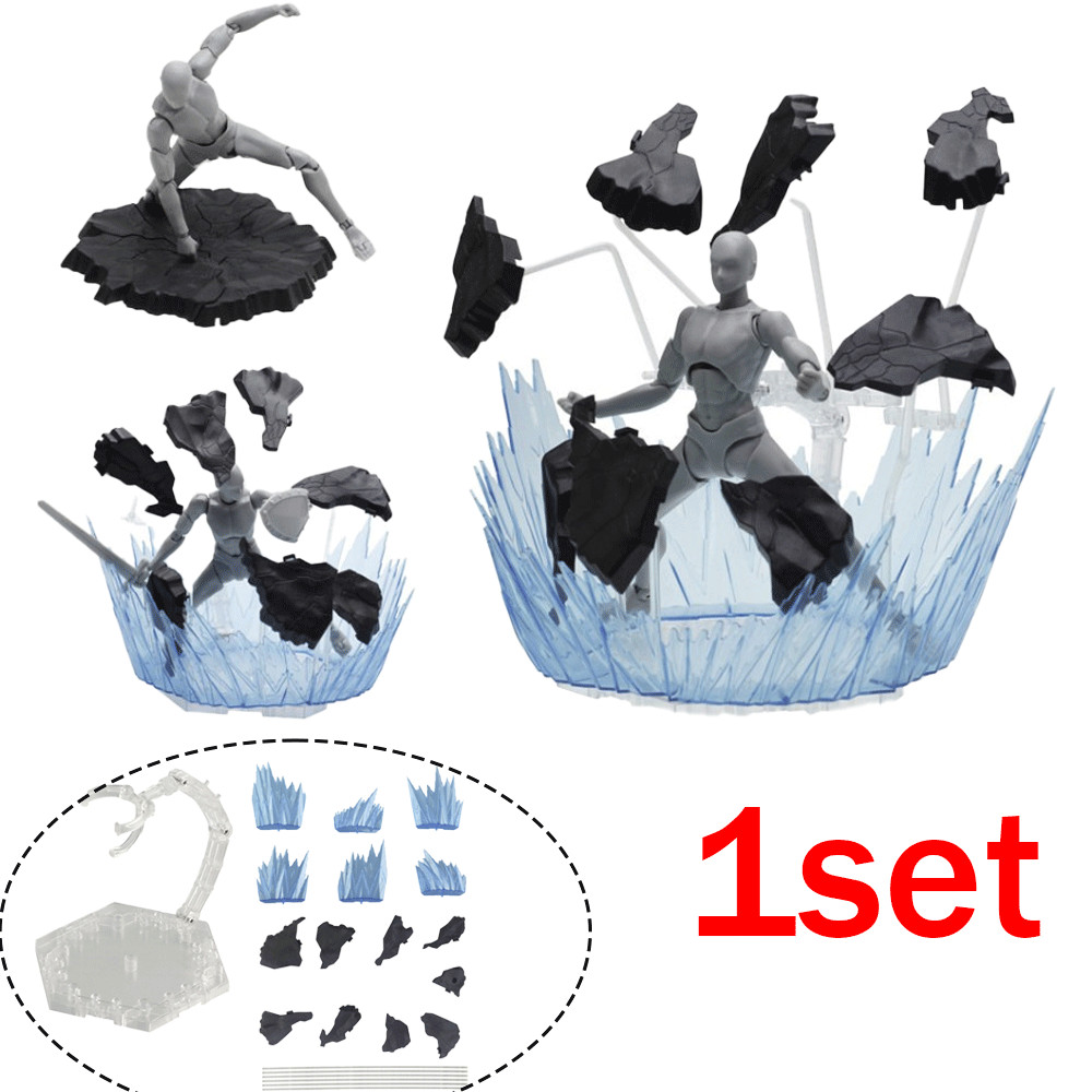 6 » 8 » Figure Effect Thunder explose Rock wave Blue Figuarts Figma D-arts rider