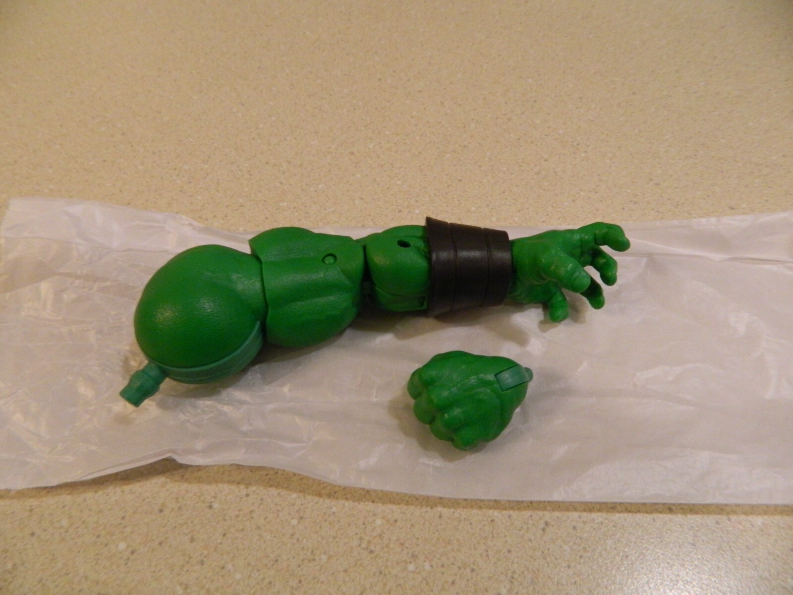 Marvel Legends Totally Awesome Hulk BAF Left Arm & Fist from Marvel Boy