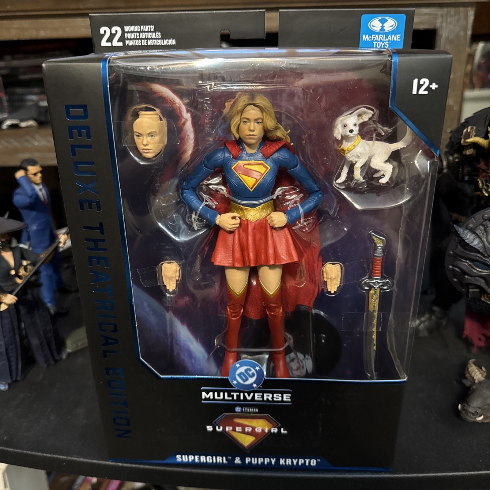 McFarlane DC Multiverse Deluxe Supergirl + Baby Krypto Theatrical Edition Figure