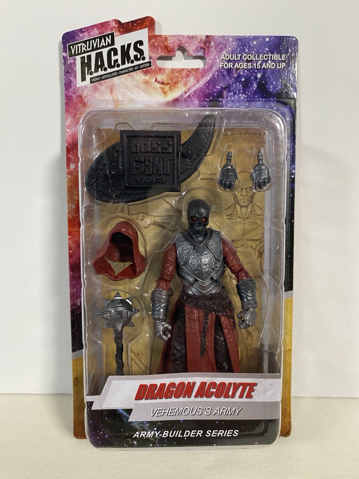 Vitruvian Hacks Dragon Acolyte Vehemous&rsquo;s Army Boss Fight H.A.C.K.S. Figure NEW