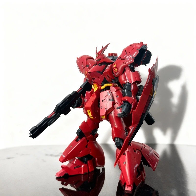 RG 1/144 Sazabi Mecha Assembly Model Kit Anime Collectible Figure Water Decals