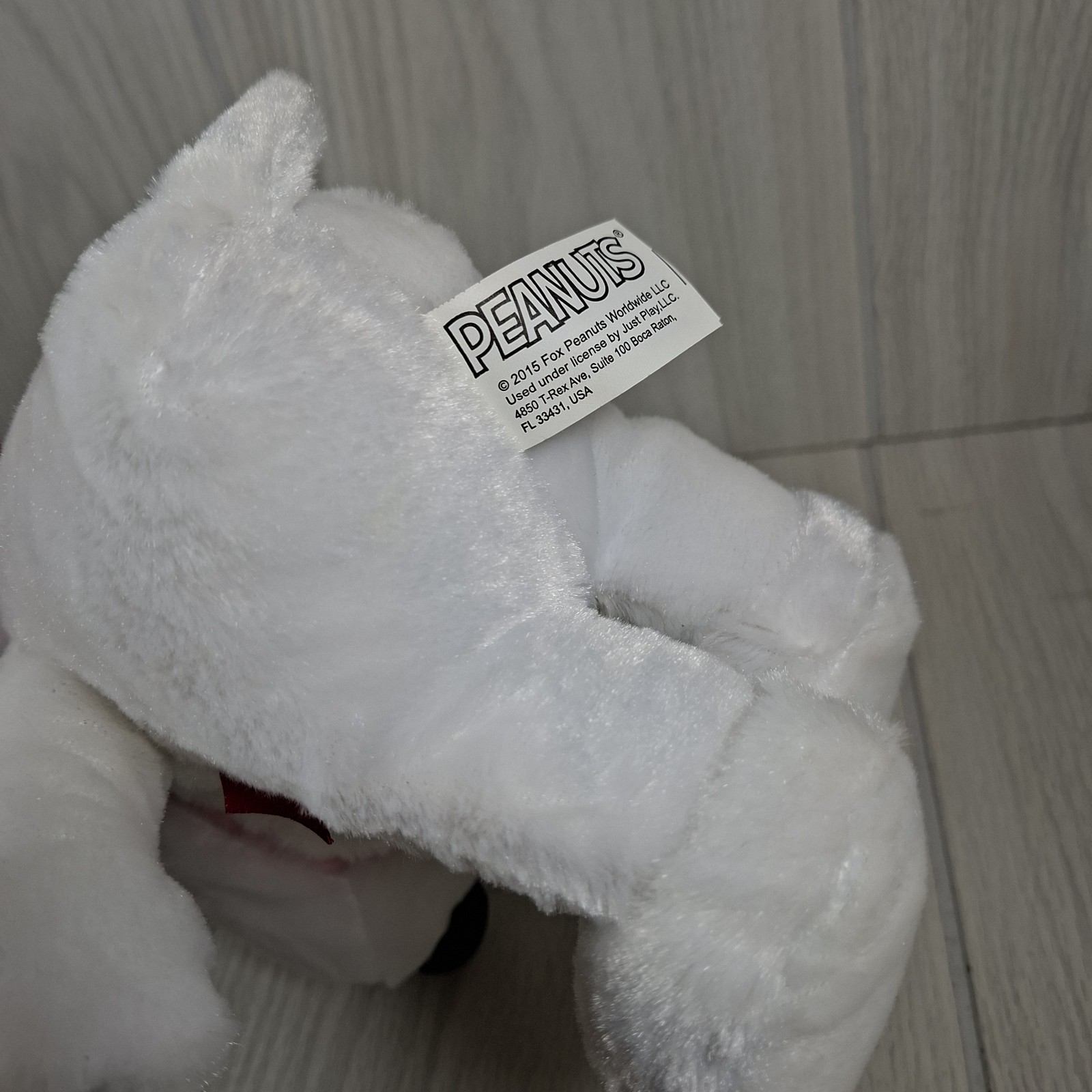 Peanuts Snoopy 11&Prime; Laughing Snoopy Plush Works! Stuffed Animal 2015 w/Batteries