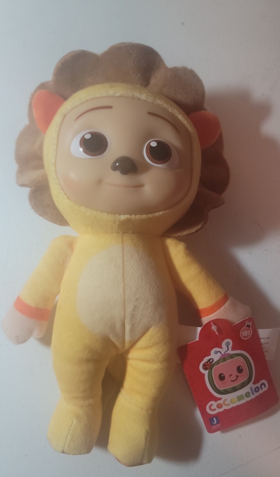 Cocomelon JJ Lion 8&Prime; Plush – Brand New With Tags – FREE SHIPPING