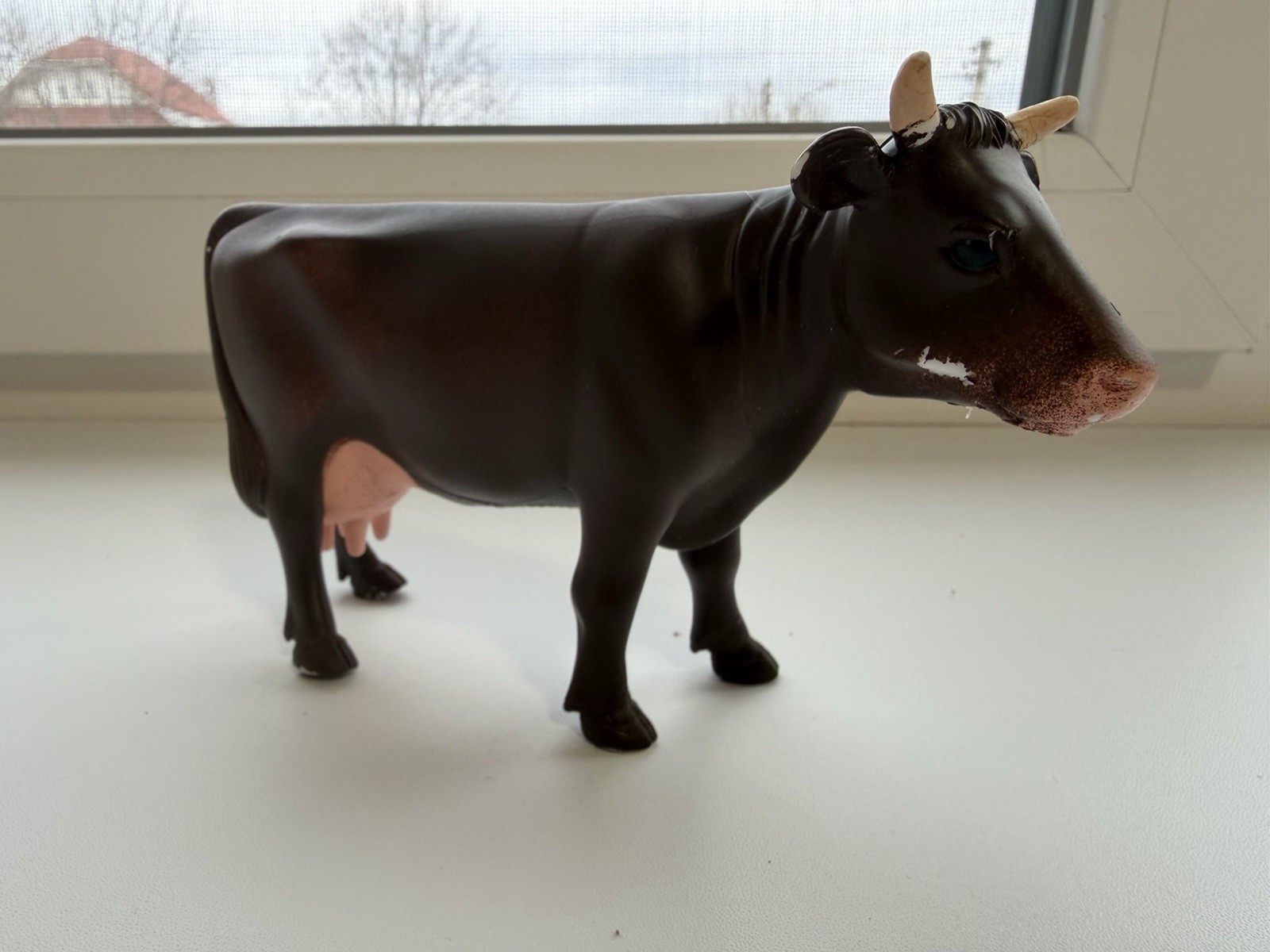 Bruder 1 16 Scale Realistic Cow Toy Figure Multicoloured German Quality 2014