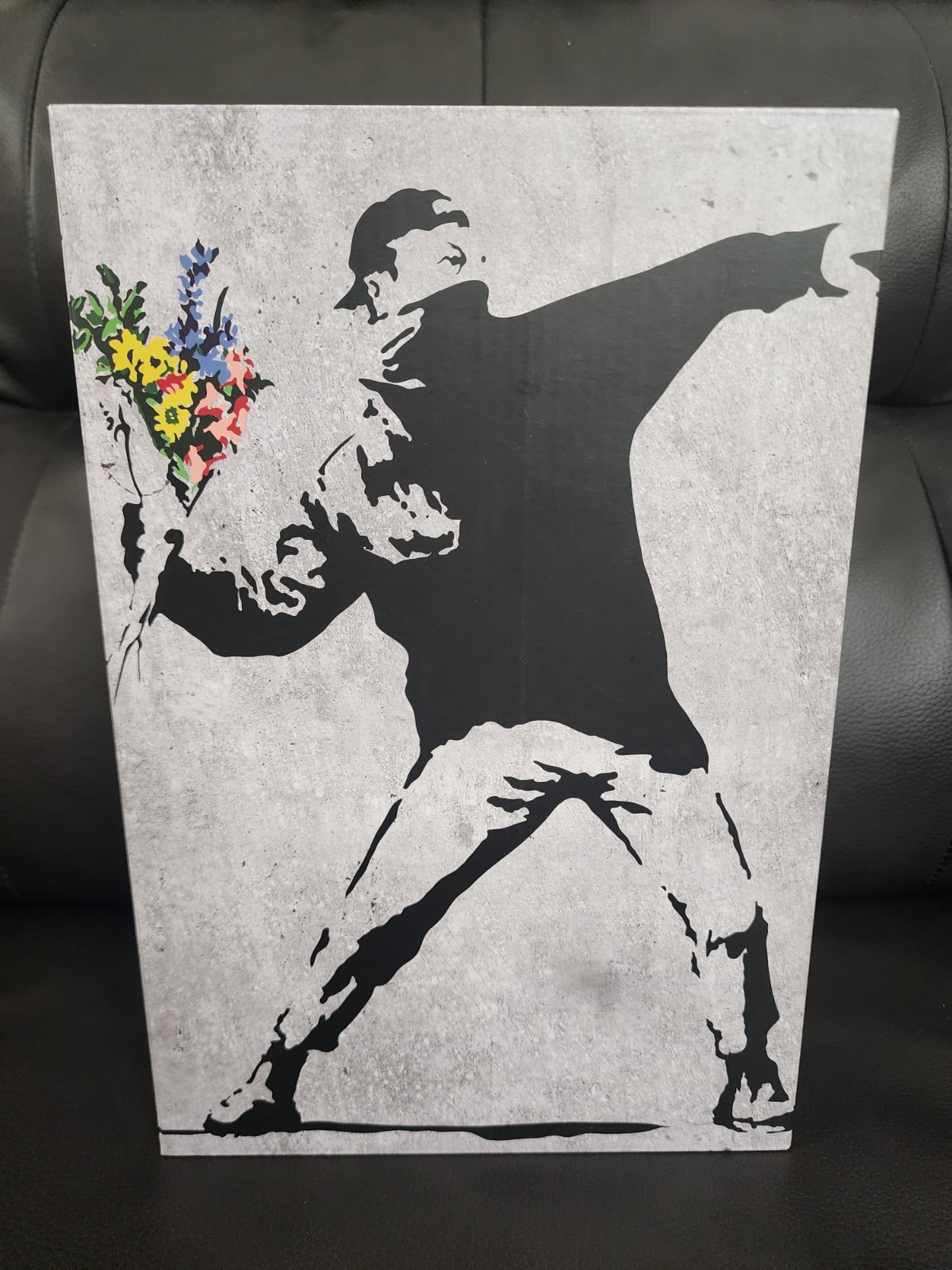 Medicom Bearbrick FLOWER BOMBER 100% & 400% Banksy Graffiti US SELLER BE@RBRICK