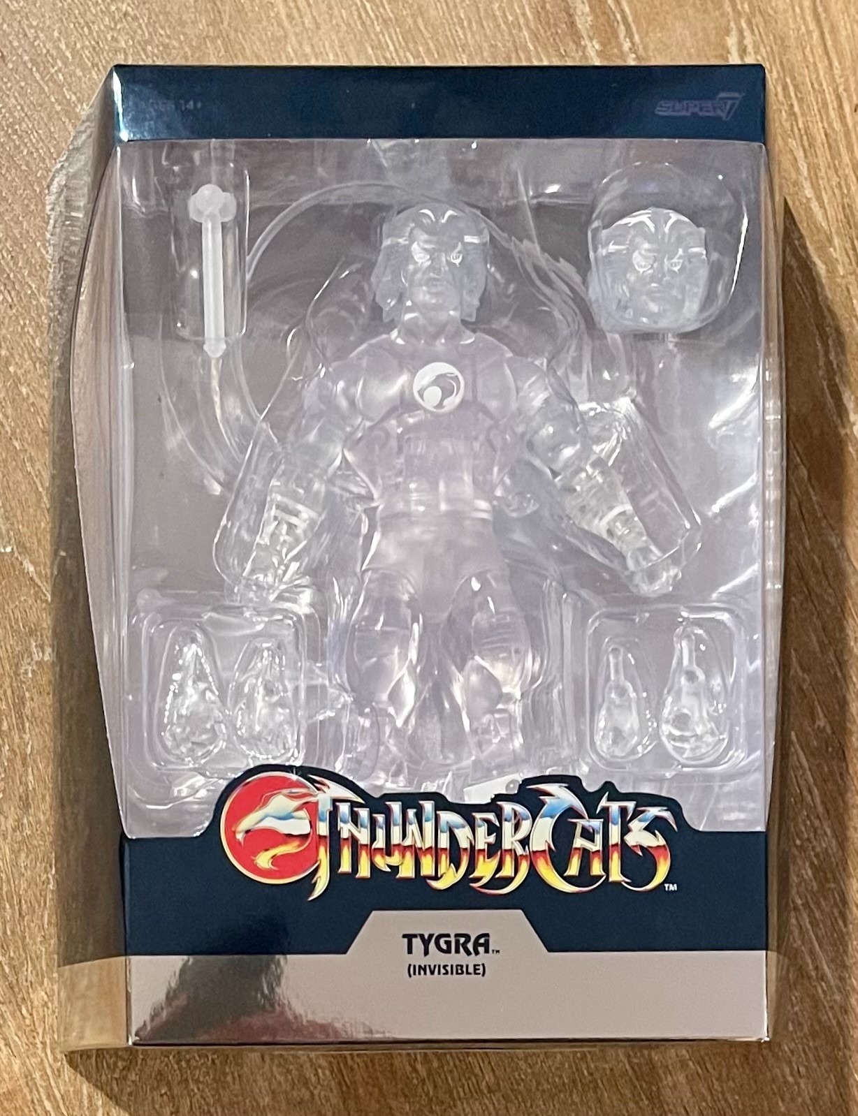 Super7 Thundercats ULTIMATES Tygra Invisible Figure NEW w/Mailer BBTS Exclusive
