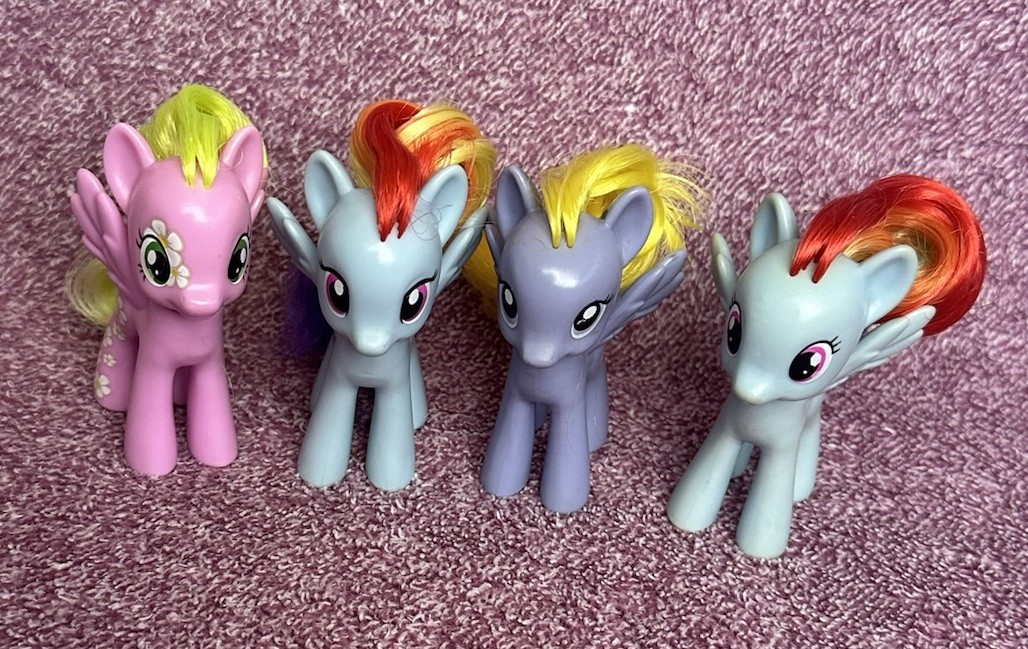 My Little Pony G4 – Flower Wishes, Lily Blossom, and Rainbow Dash – Pegasus Lot!