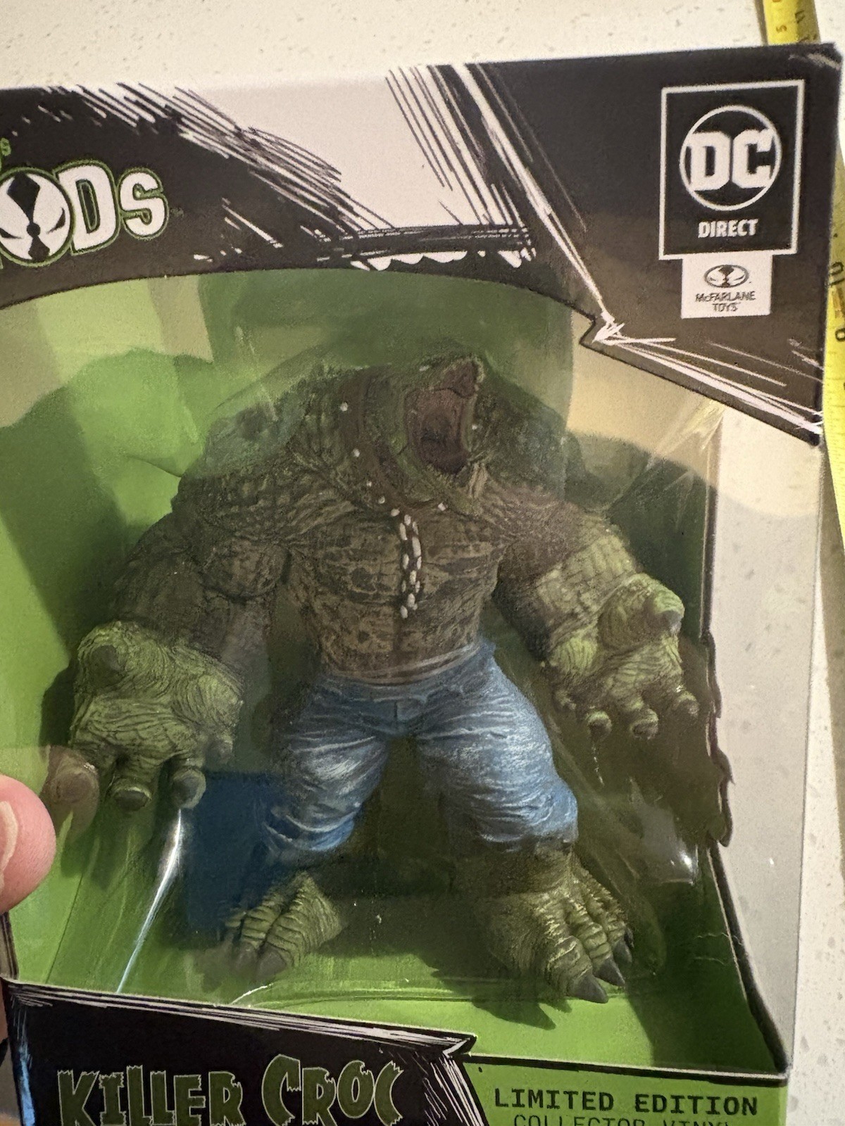 McFarlane Toys DC Direct Todd’s Mods Killer Croc 4.5” Action Figure New in Box