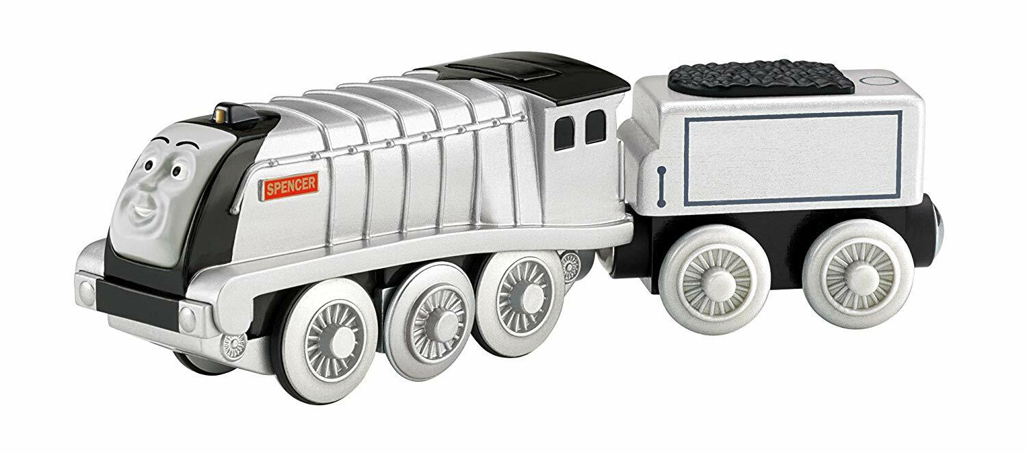 THOMAS & FRIENDS WOODEN RAILWAY ~ BATTERY OPERATED SPENCER ~ ABSOLUTELY MINT!