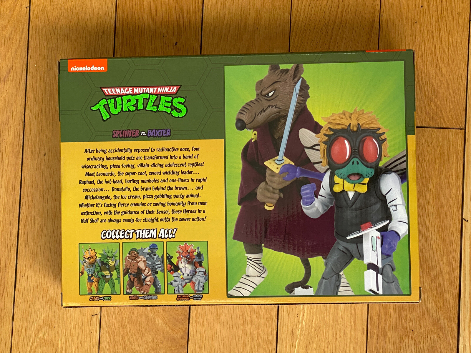 SPLINTER VS BAXTER TMNT 2 PACK NECA TARGET EXCLUSIVE IN-HAND! SAME DAY SHIP FAST