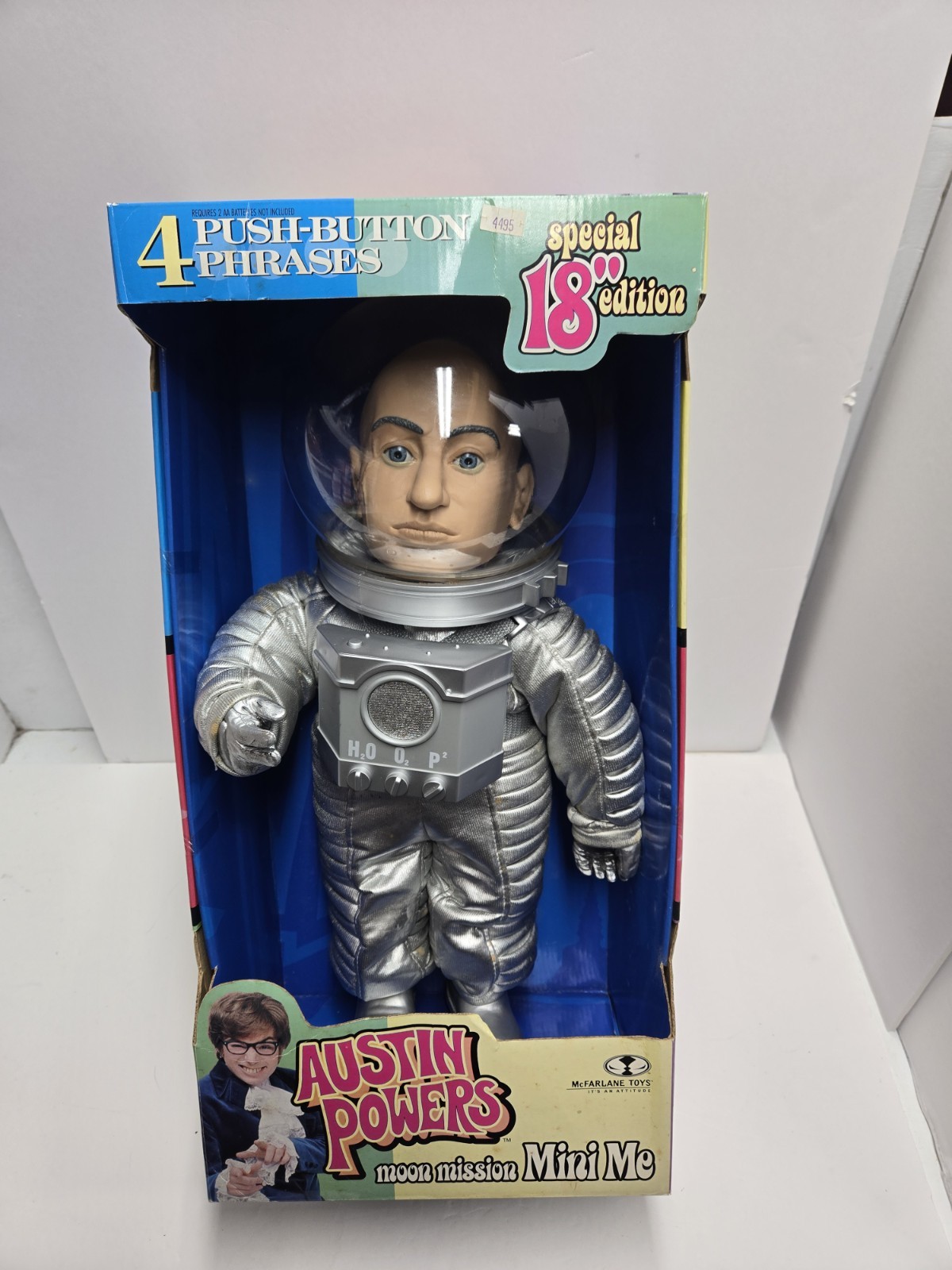 2000 McFarlane Austin Powers 18&Prime; MINI ME Moon Mission Figure In Box McFarlane