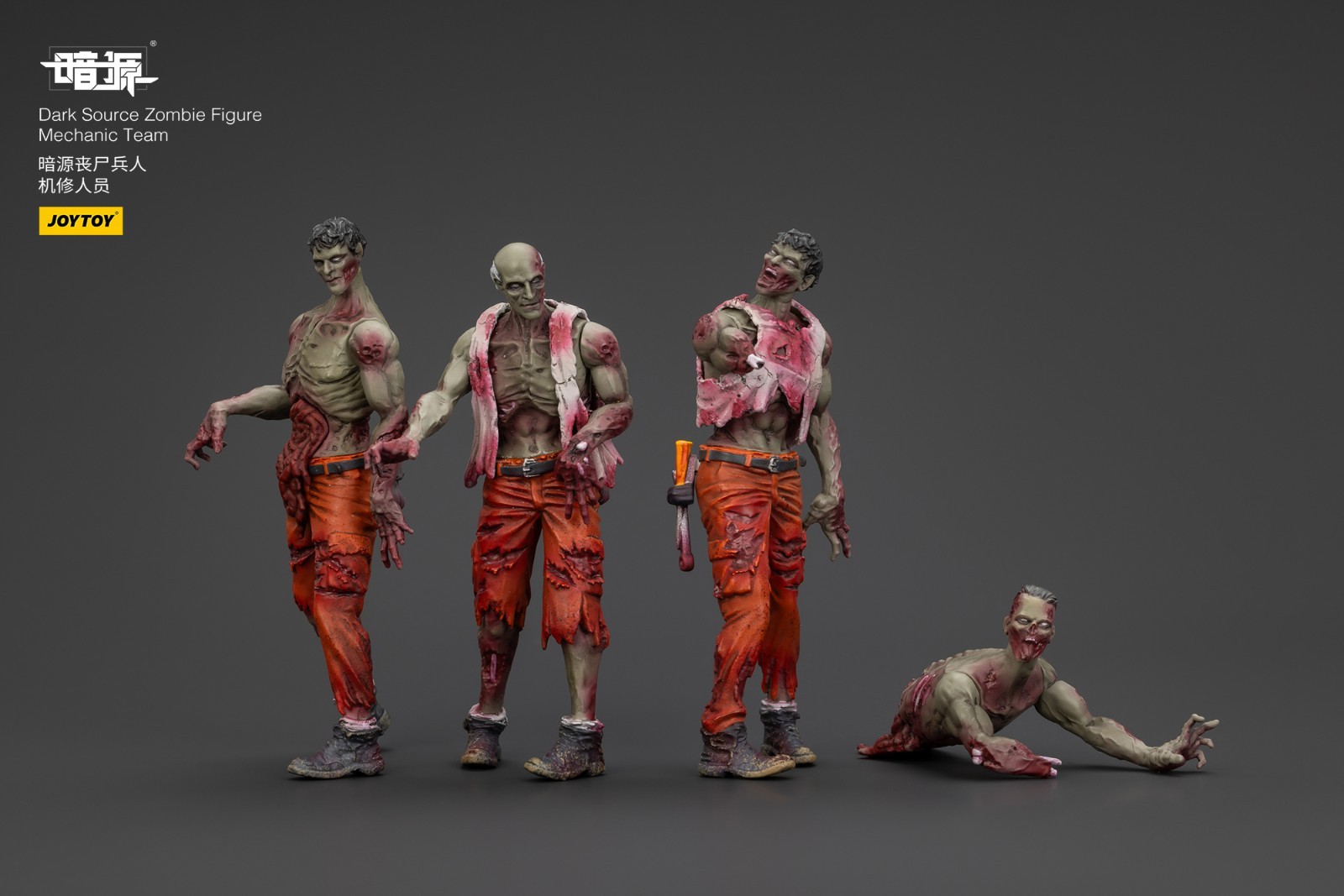 JOYTOY 1:25 action figures Dark Source Zombie Figure Mechanic Team