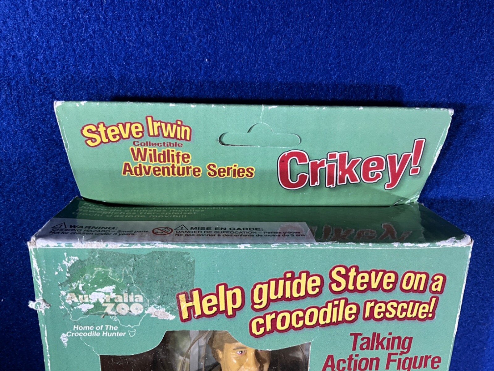 O11-11 STEVE IRWIN TALKING ACTION FIGURE – AUSTRALIA ZOO 2005 – CROCODILE HUNTER