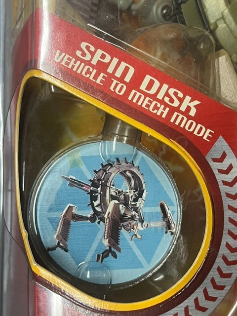 💥🚀🤖 STAR WARS TRANSFORMERS 2005 GENERAL GRIEVOUS WHEEL BIKE SPIN DISK SEALED