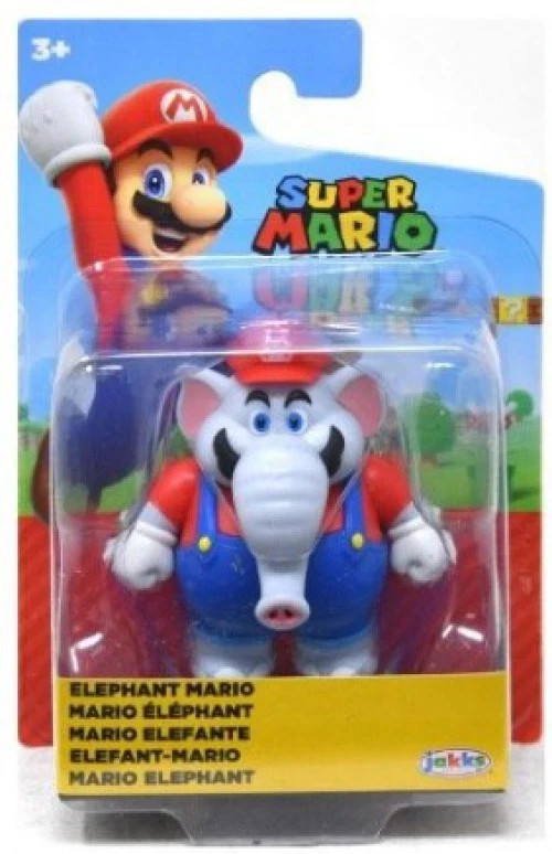 Jakks Pacific World of Nintendo Super Mario ELEPHANT MARIO 2.5&Prime; Figure NEW 2026