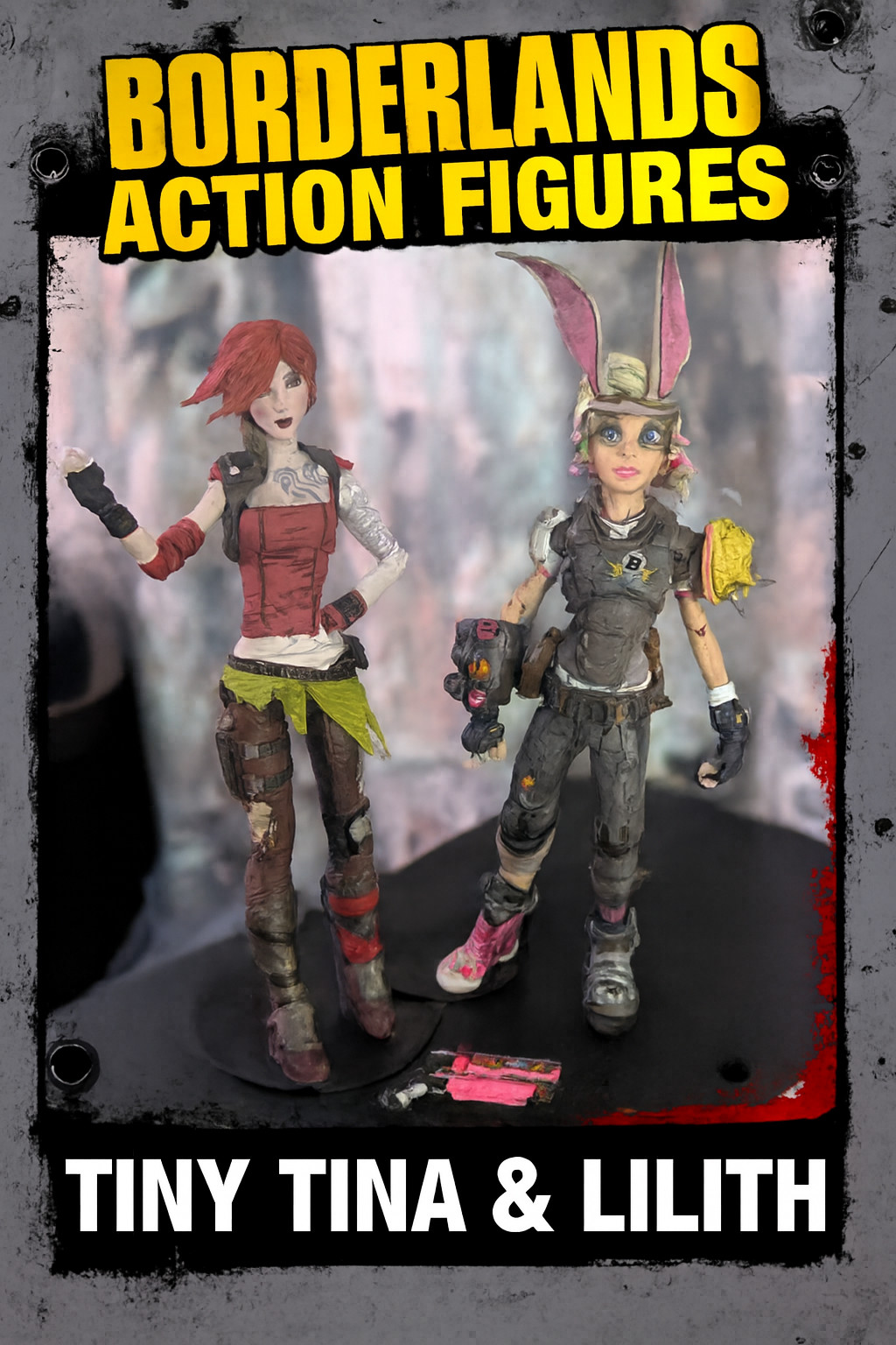 Borderlands Action Figures – Tiny Tina & Lilith – McFarlane Toys – 7&Prime; Poseable