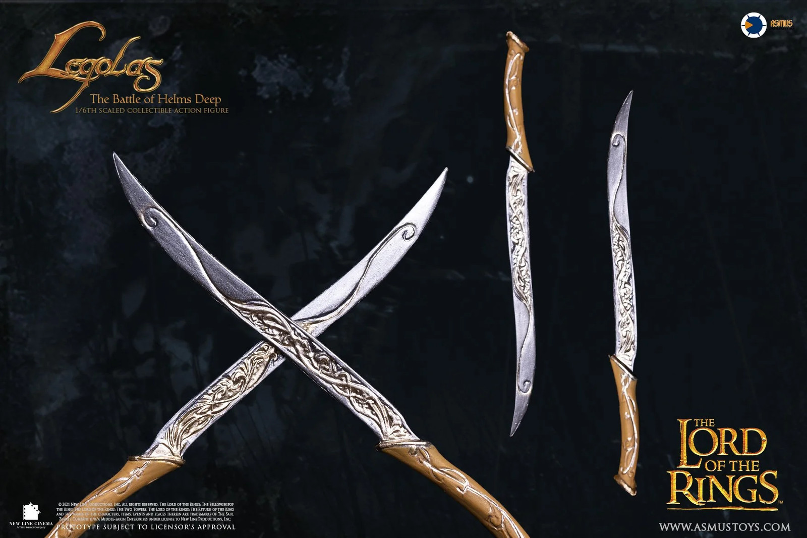 1/6 Scale LOTR – Battle of Helms Deep – Legolas Exclusive – MINT IN BOX