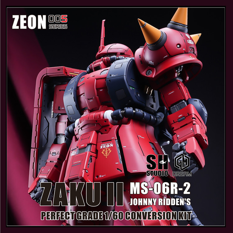 SH STUDIO X GMD 1/60 MS-06R-2 High Mobility John Conversion kit