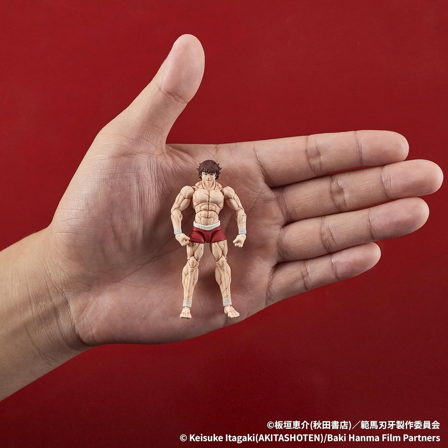 DIG DIGACTION Baki Hanma Mini Action Figure Height 2.7 inch