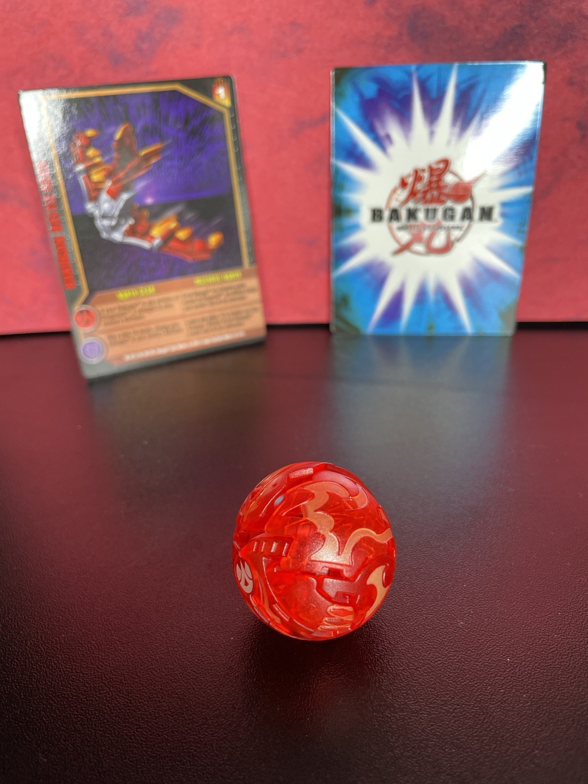 Bakugan Pyrus Dan Evolution Translucent Dragonoid (READ) Bakugan Battle Brawlers