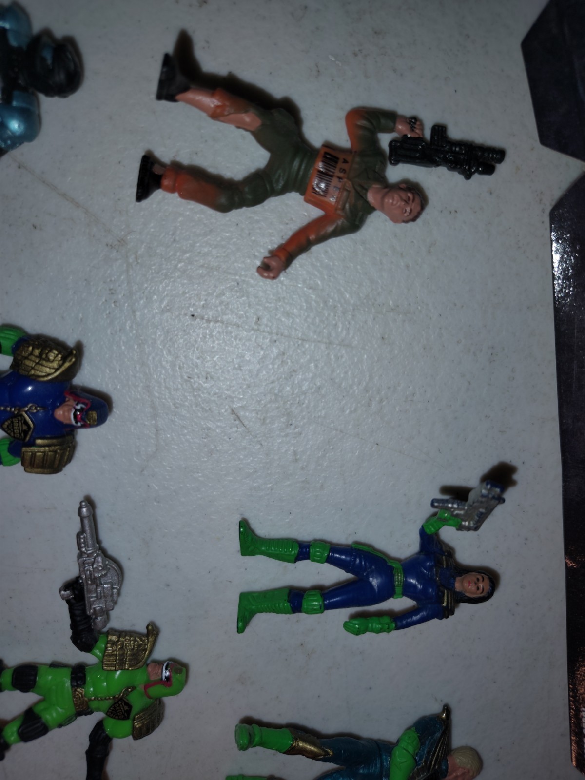 Mega Heroes Judge Dredd 1995 Mattel Mini Figure Lot Battle Pack Loose OOB Retro