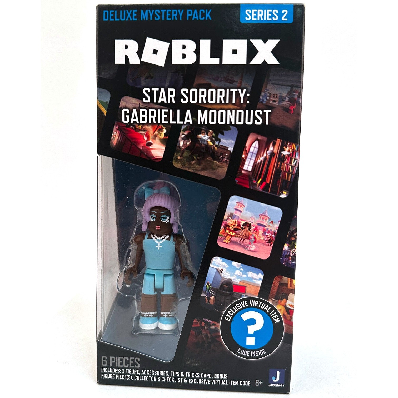 Roblox Deluxe Mystery Pack 2 Star Sorority: Gabriella Moondust Figure w/Code