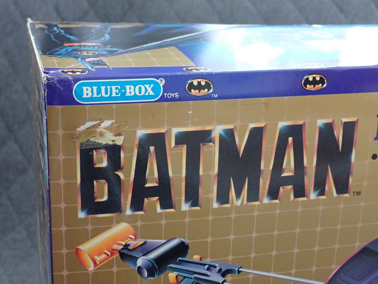 BATMAN BATWING REMOTE CONTROL BLUE BOX 1989 VERTIBIRD