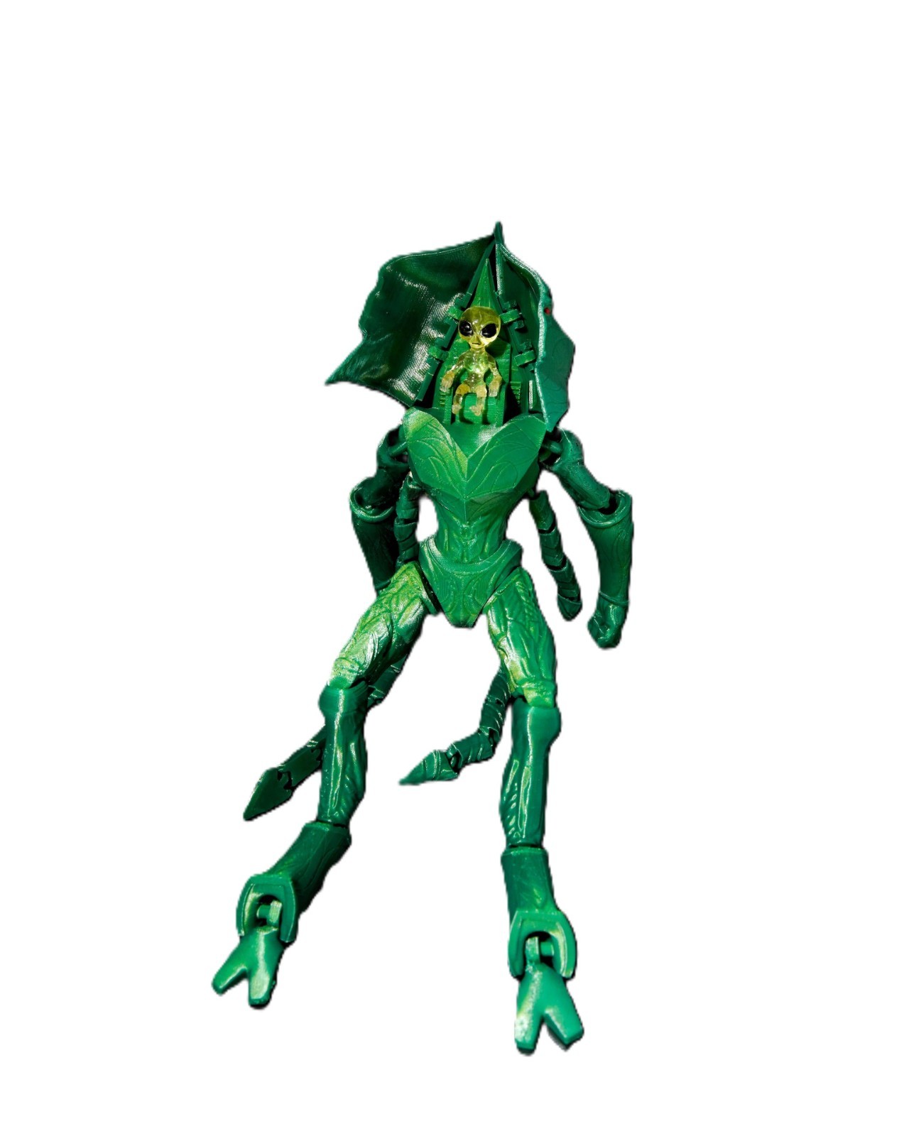 3D Printed Arquillian Articulated Alien Figure 8.6 in Sci-Fi Figure