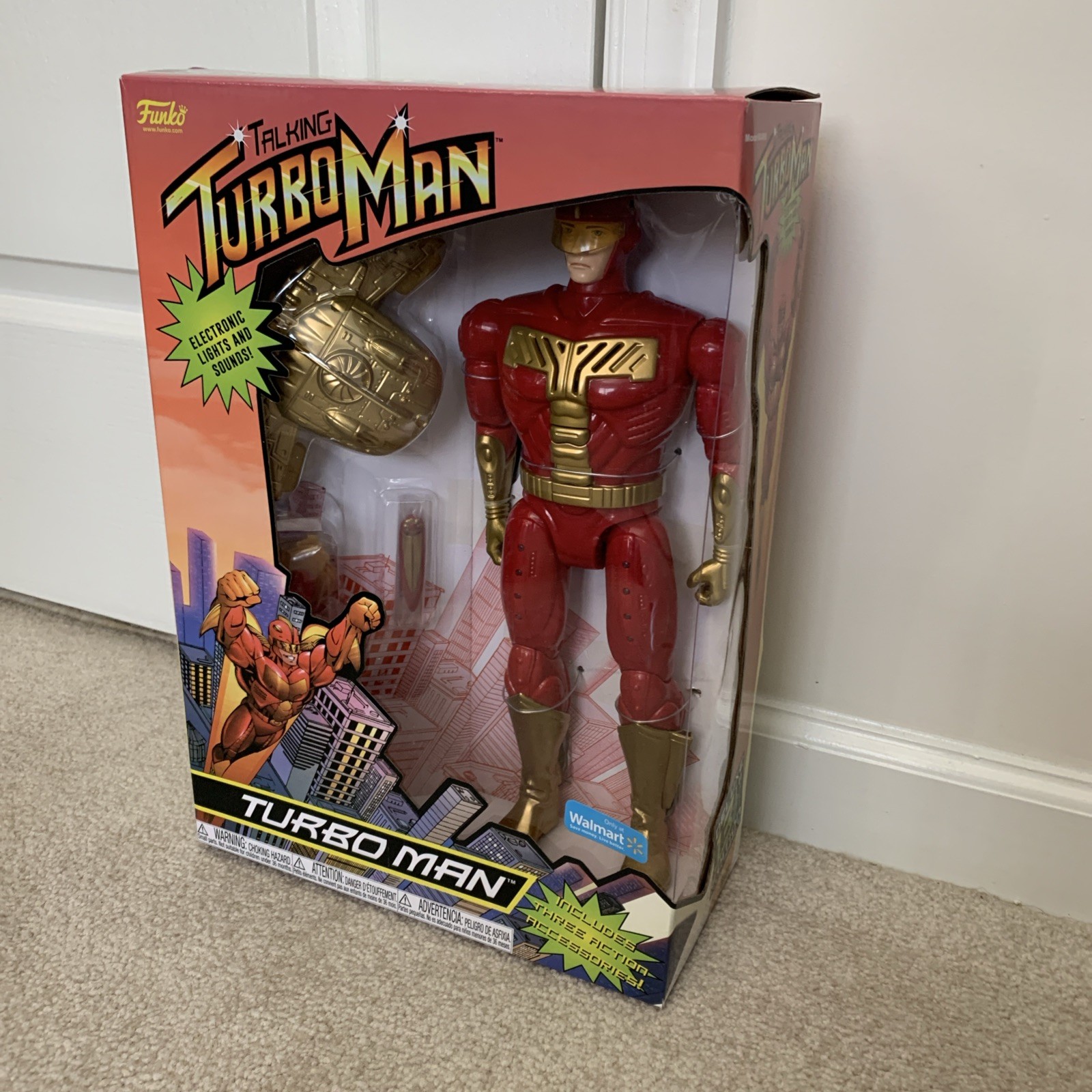Funko 80-618 Talking Turbo Man Jingle All The Way Action Figure