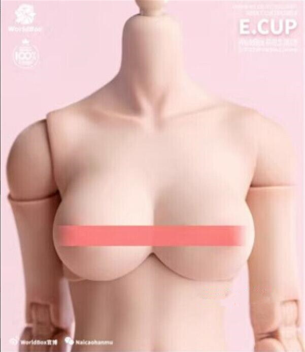 Worldbox E cup 1:6 Pale Breast Kits Cover Model Fit 12 » Female PH TBL Body Toy