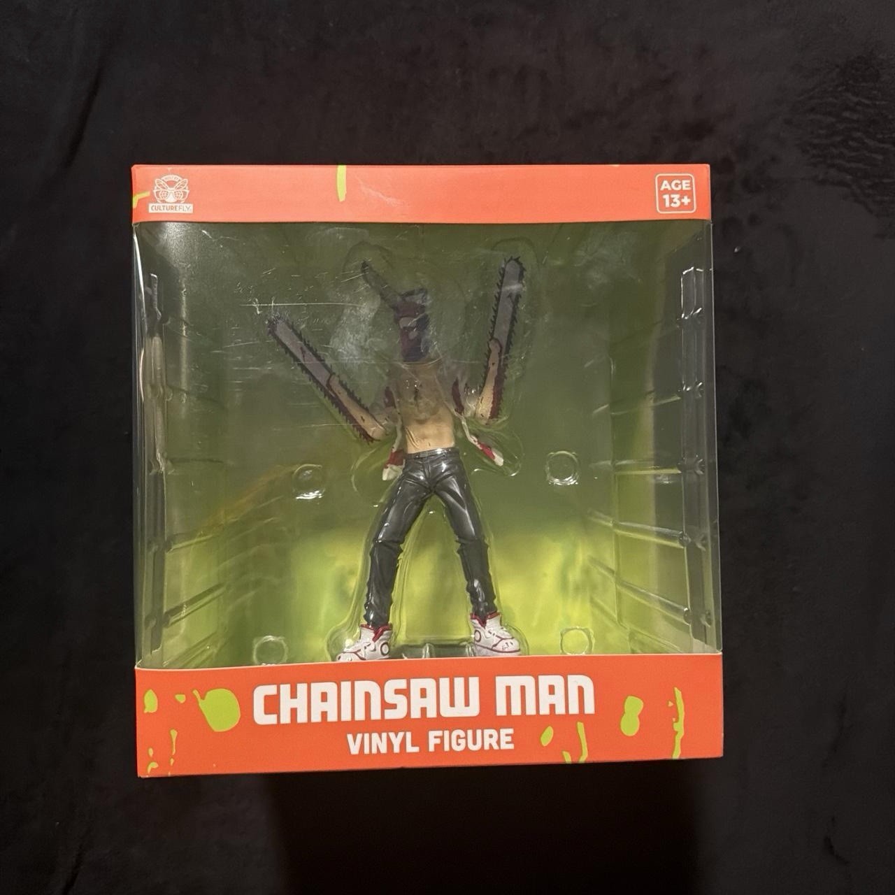 denji from chainsaw man vinyl figure still in the box, never been open