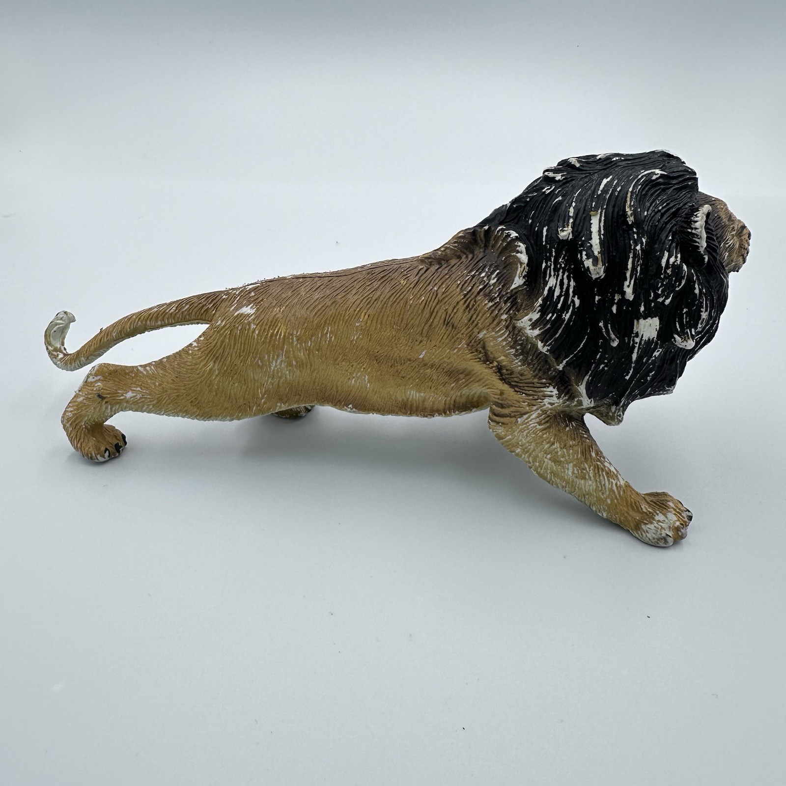 AAA Toy Lion Heavy Vinyl Hard Rubber Roaring Jungle Zoo Cat Figure