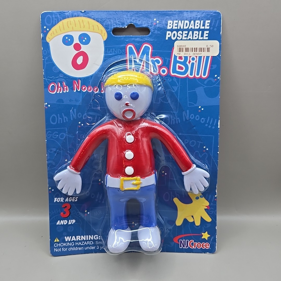 NEW Mr. Bill Bendable Poseable 6&Prime; Doll Figure 2006 NJ Croce Ages 3 And Up