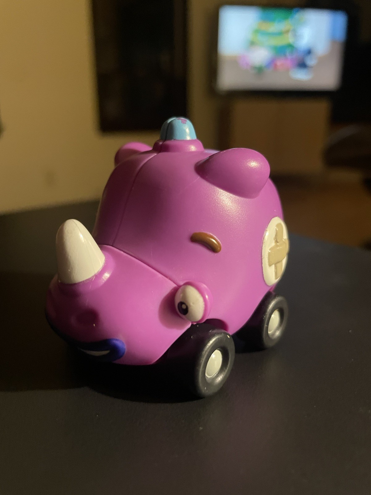 Disney Jungle Junction LANCE Roadway Racers Purple Car Toy 2&Prime; RARE