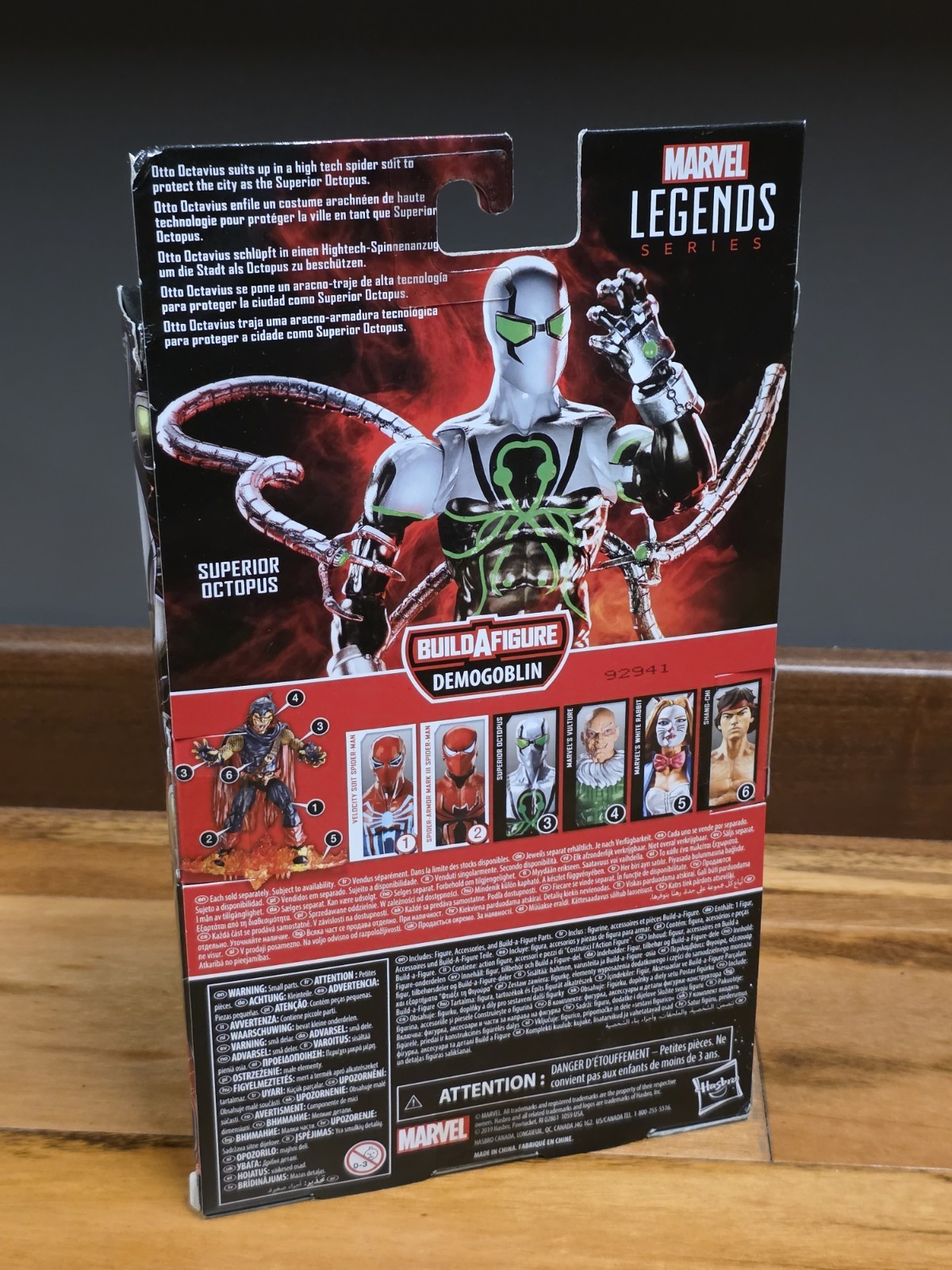 Marvel Legends Superior Octopus Demogoblin BAF Wave Spider-man