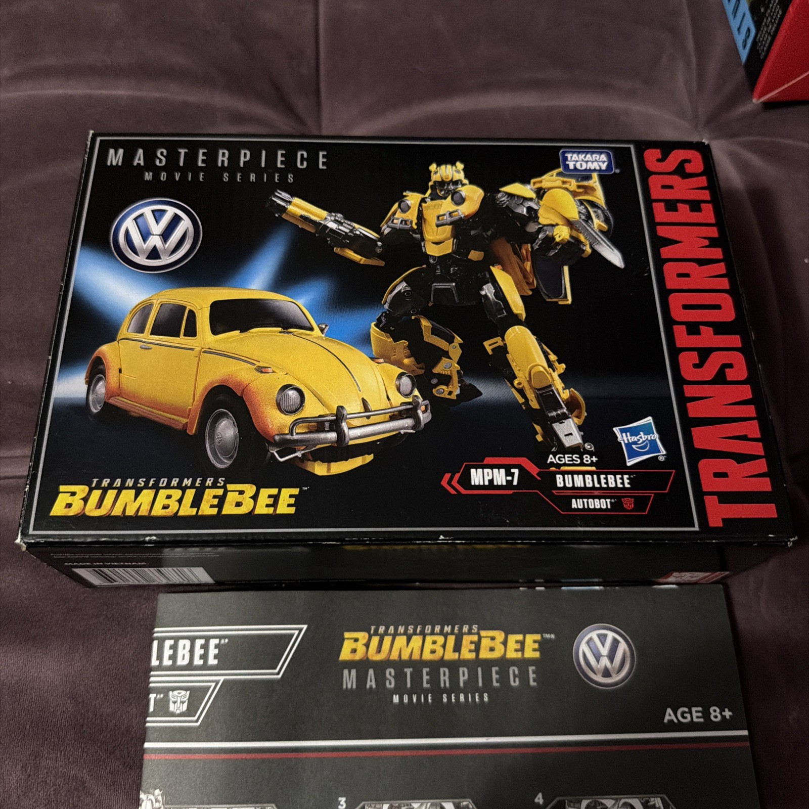 Box & Instructions ONLY Transformers Movie Masterpiece MPM-7 Bumblebee VW Beetle
