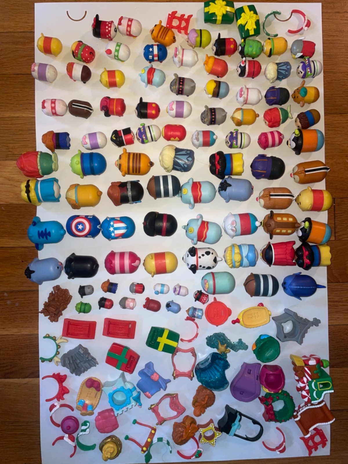 Disney Tsum Tsum Small Medium Large Figure And Accessories Lot 100+ Pieces