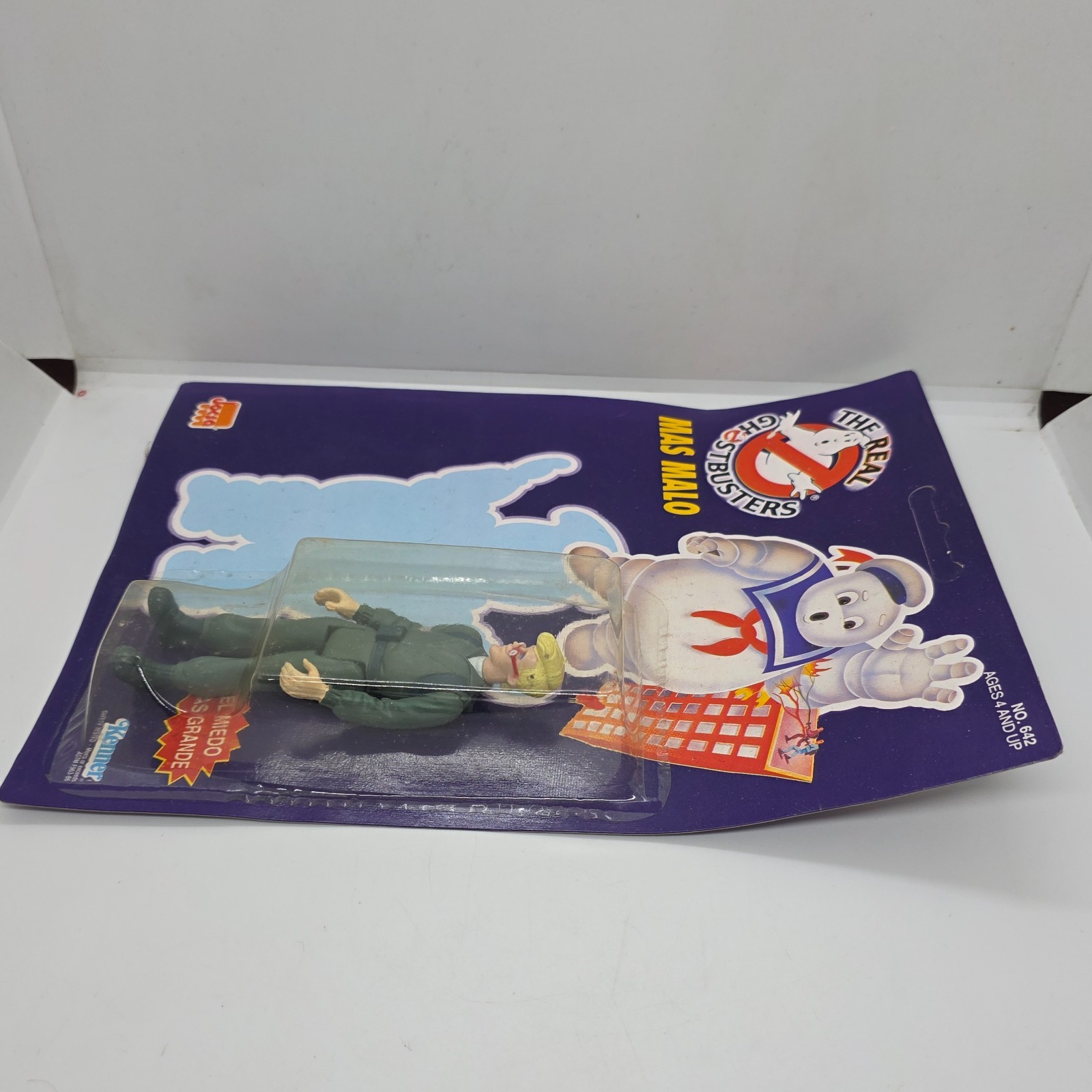 1992 the real ghostbusters jocsa kenner EGON IN CARDBOARD STAY PUFT ERROR RARE