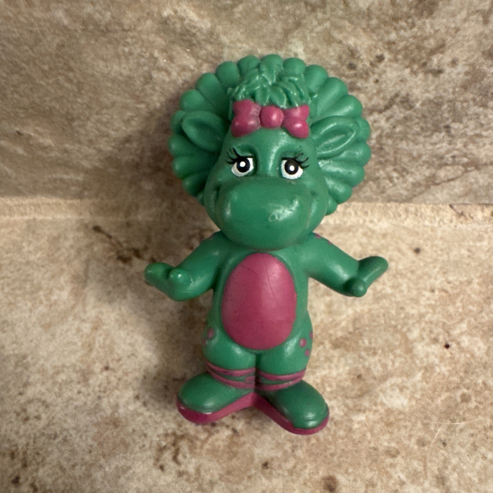 Lyons Group Barney Friends Baby Bop Dinosaur PVC Figures 2007 ballet shoes rare