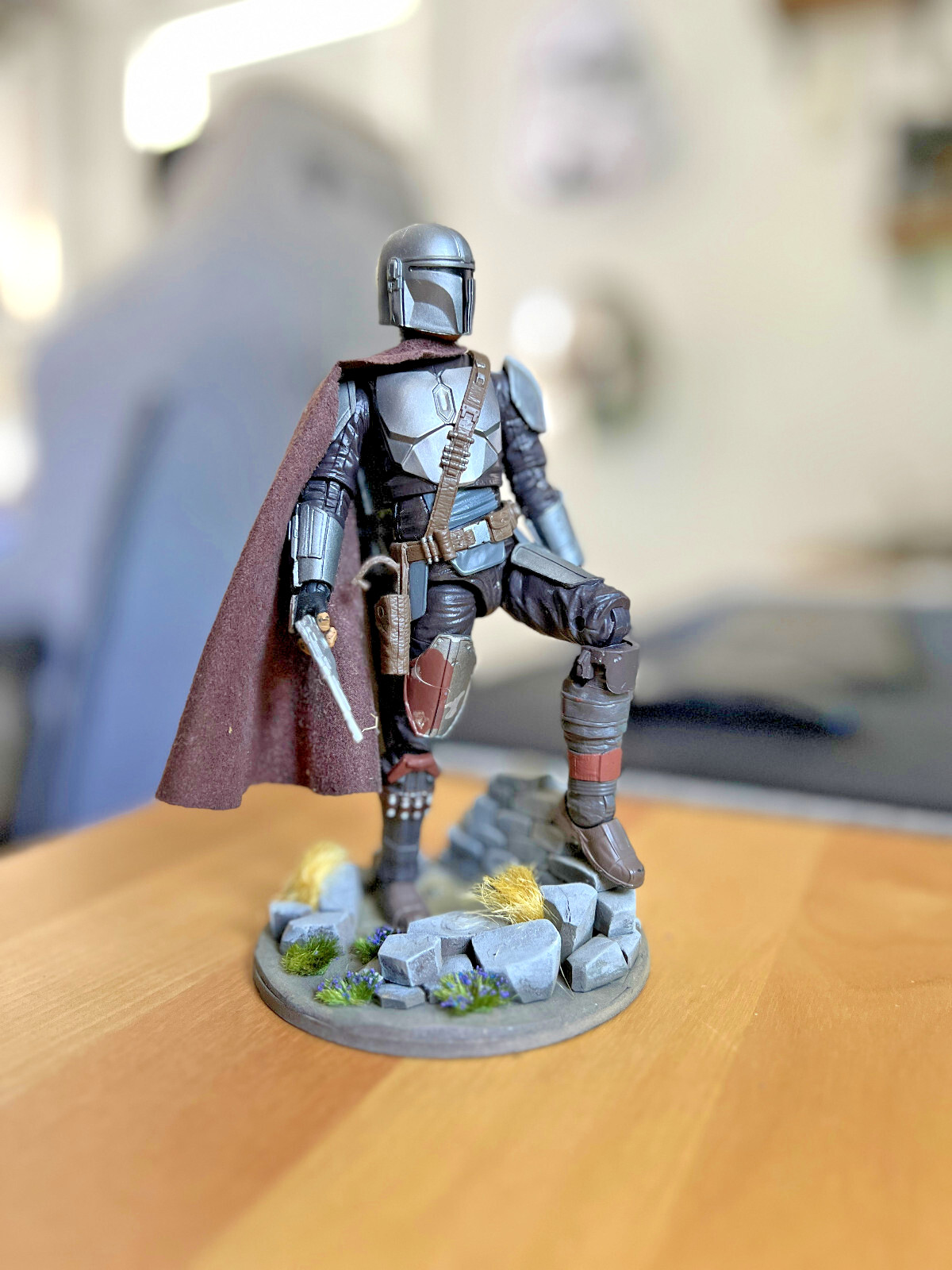 7 Custom Diorama Base for action figures for 3 3/4 and 6 inch READ DESCRIPTION
