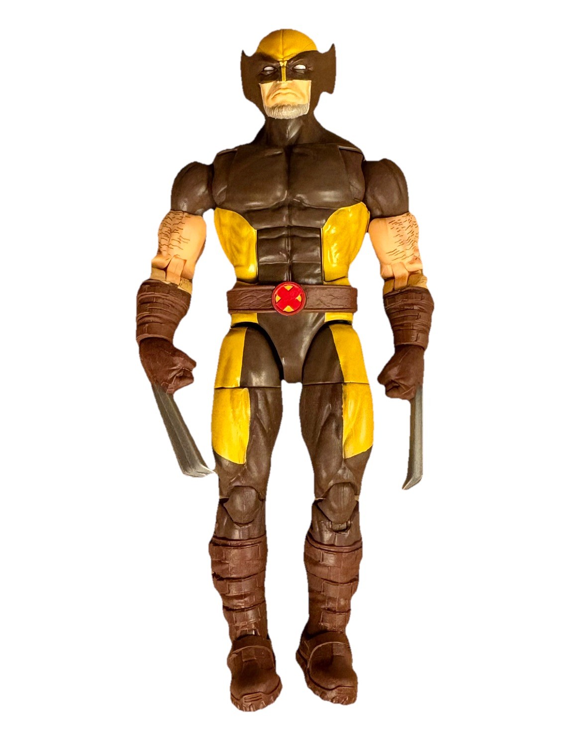 X-Men Hasbro Wolverine Brown Suit House of X Marvel Legends Figure COMPLETE !!!