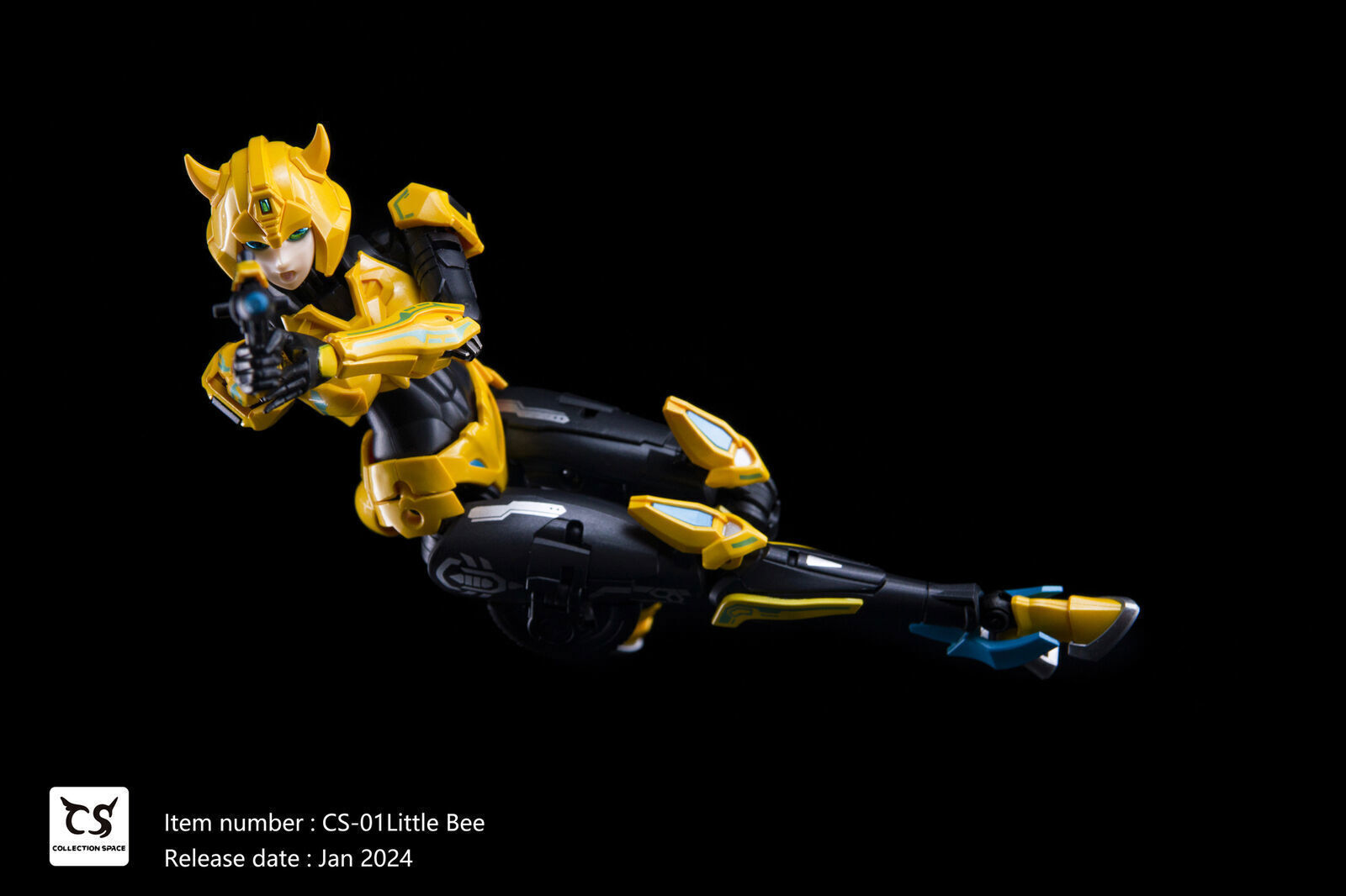 CollectionSpace CS-01 Transforms Bishoujo Little Bee Mecha Girl Figure Gift