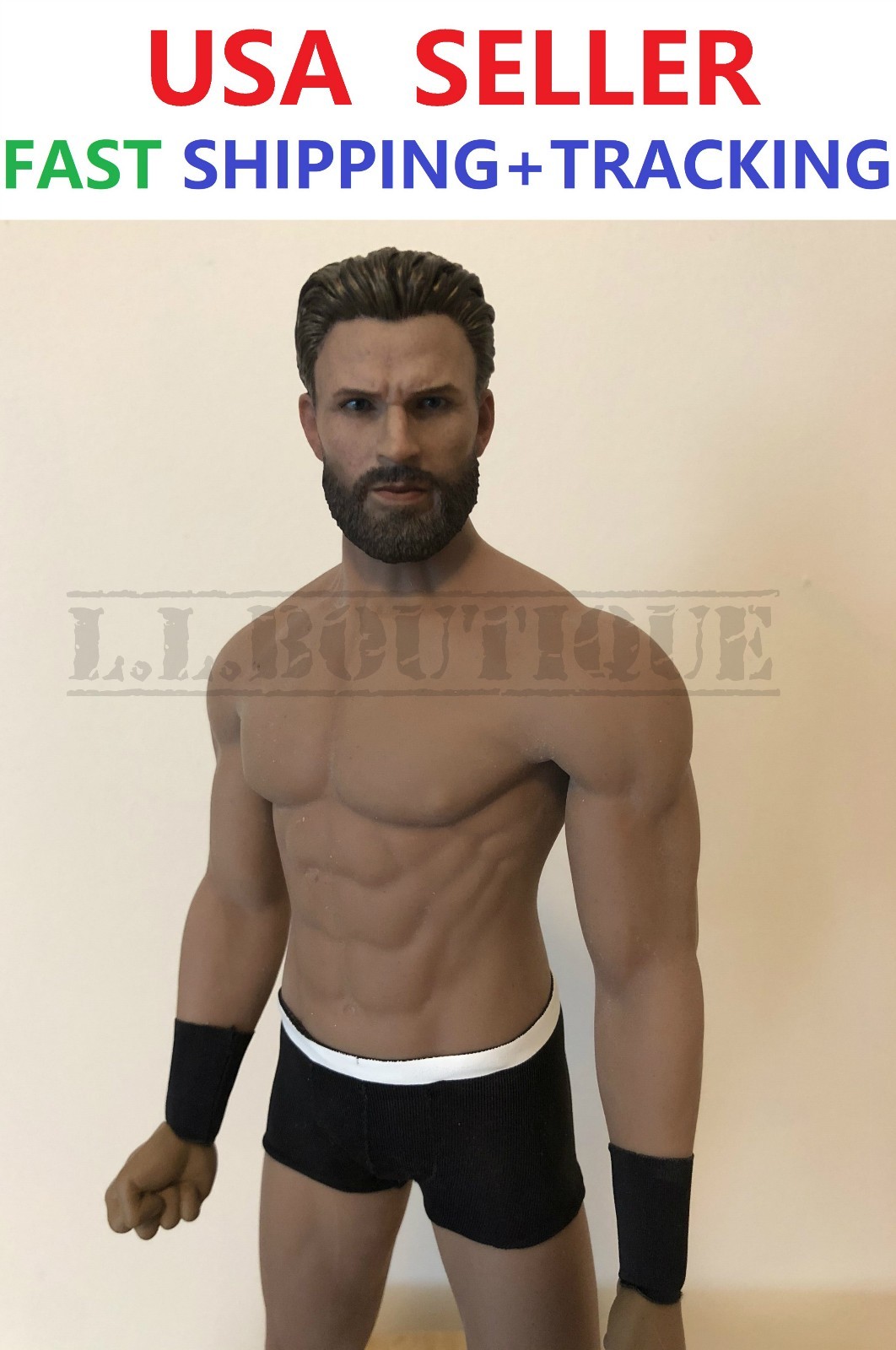 CUSTOM 1/6 Chris Evans Captain America Avengers 3 w/ PHICEN M33 Seamless Body