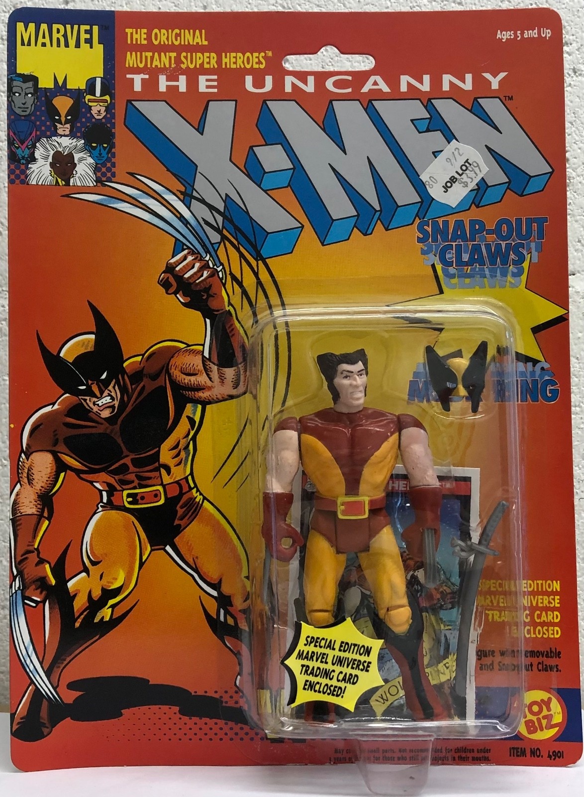 X-Men Wolverine #1 1st Edition Brown Tan Toybiz Series 1 Uncanny 1991 READ